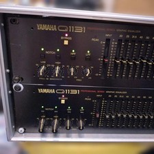 Yamaha Q1131 Graphic Equalizer 2 Units Rack Mount Used Analog Audio