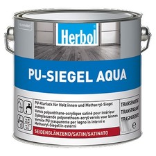 Herbol PU Siegel Aqua 2,5L Seidenglänzend Klarlack Holzlack hochstrapazierfähig
