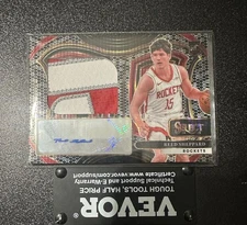 2024-25 Select Reed Sheppard Jumbo Rookie RPA Snakeskin Patch Prizm RC Auto 1/1