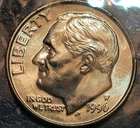 1996-W Roosevelt Dime — photo from another recent sale