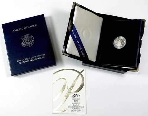 2006-W American Platinum Eagle 1/10 oz — photo from the most recent tracked eBay sale