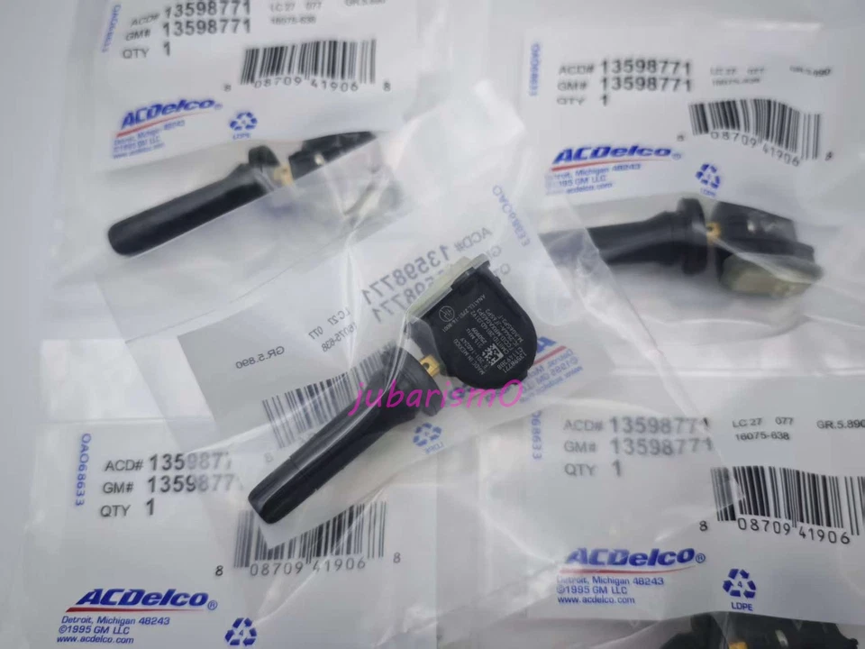 Комплект из 4 оригинальных датчиков давления в шинах 13598771 TPMS для Buick Chevrolet Cadillac - Изображение 3 из 4