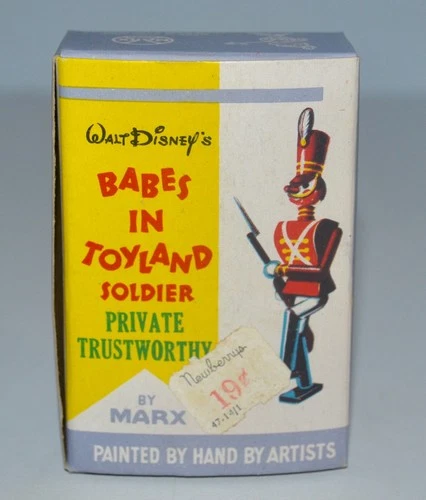 Rare 1960 Marx Babes in Toyland Soldier Warriors of the World-Style Figure MIB 1