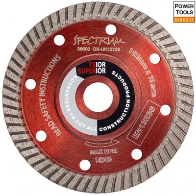 Ox Tools TX10R-105/16 Spectrum Superior Turbo Dia Klinge - Multi-Stahl - 105/1...