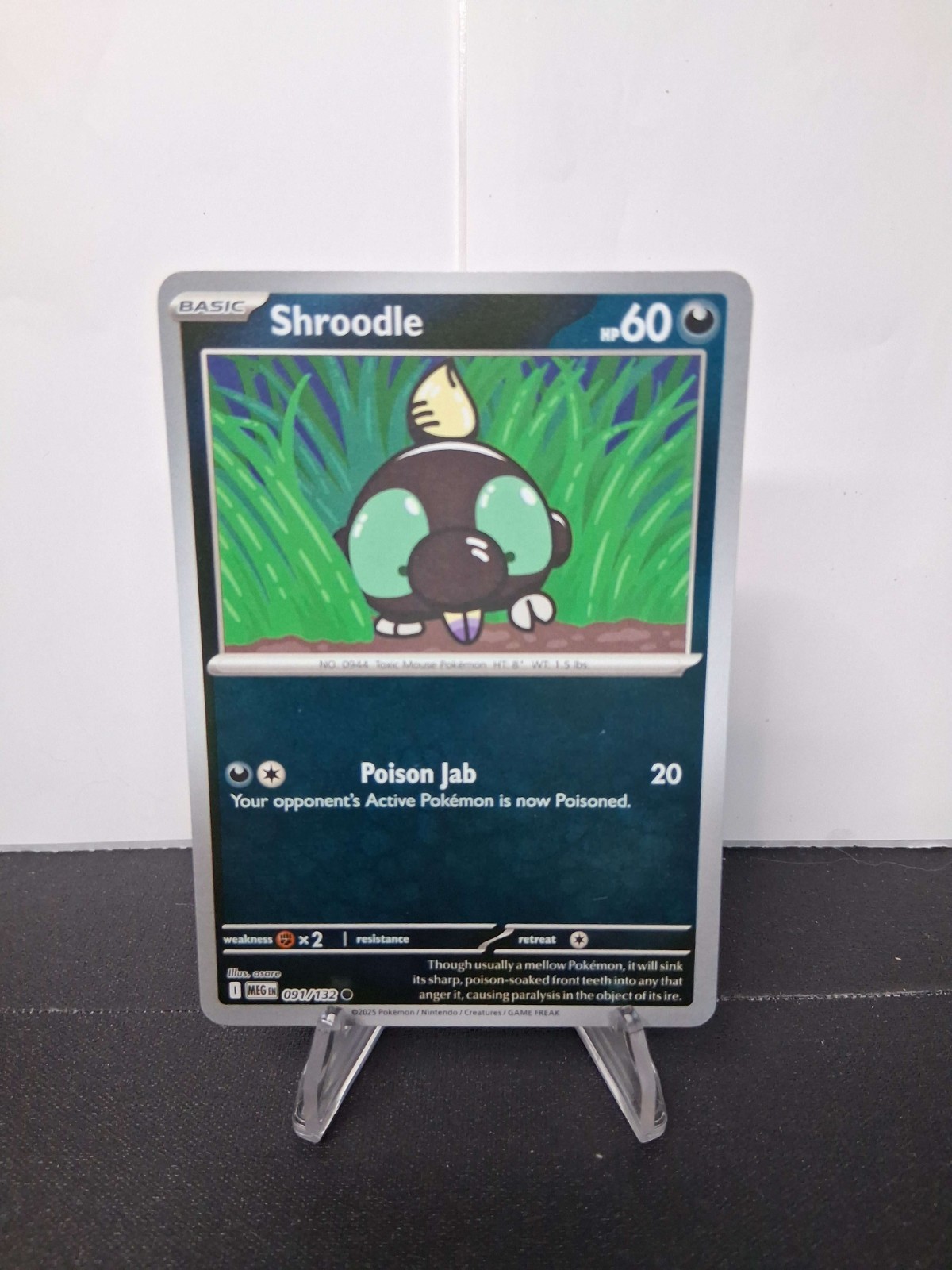 Shroodle (Reverse) - MEG 091/132 - C NM / Mint ME01: Mega Evolution Single