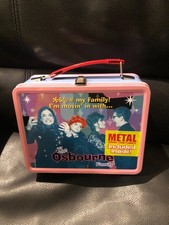 The Osbourne Family PINK Metal Lunch Box w Thermos Neca Limited Edition new