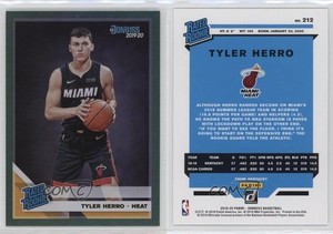 2019-20 Panini Donruss Rated Rookie Green Flood Tyler Herro #212 Rookie RC