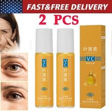 2 PCS Lutein Eye Essence Oil VC Eye Serum Anti-Wrinkle Moisturizing 10ml