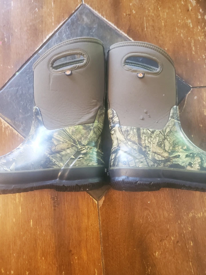 Botas impermeables/aislantes BOGS Youth roble musgo estampado camuflaje media pantorrilla S-4 Foto 4 de 4