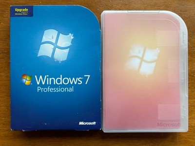 Microsoft Windows 7 Professional Upgrade 32/64 DVD with Key in Retail Box