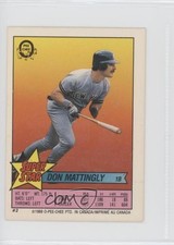1989 Super Star Sticker Backs ( 2 272) Don Mattingly Gary Carter Steve Farr 0au4