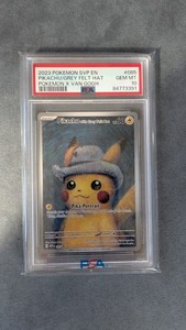 Pikachu with Grey Felt Hat Psa 10 | eBay