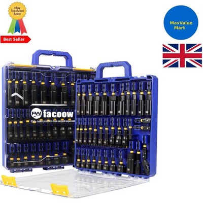55PCS Schlagschrauber Set Magentic Mutterndreher Set für Schlagbohrmaschinen und