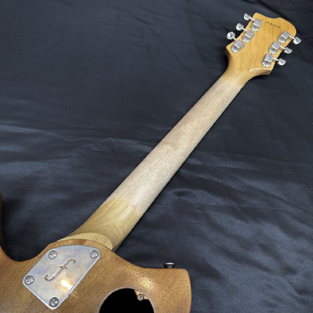 Electric Guitar Fano Guitars Alt de Facto RB6T Natural Mahogany