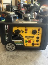 Used/Reliable Champion 100263 3400Watt Dual Fuel Inverter Generator