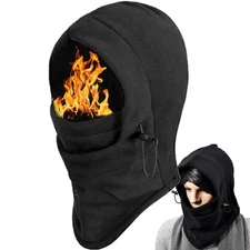 Winter Thermal Windproof Ski Mask Balaclava Fleece Full Face Mask for Men Women