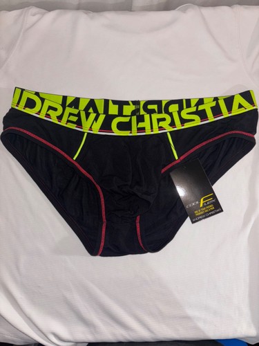 Andrew Christian CoolFlex Modal Active Briefs Men’s XL Show It Black NWT NEW