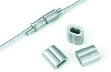 Manchon d'épissure de fil Dare DP2-3/25 métal argenté 12,5 ga.