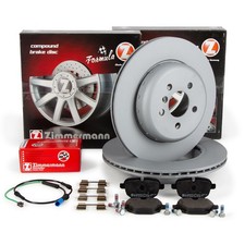 Zimmermann FORMULA F Bremsscheiben + Beläge für BMW Z4 G29 sDrive20/30i hinten