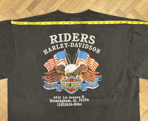 HARLEY DAVIDSON vintage 1989 3D EMBLEM t shirt THE SOUTH IS WHERE IT’S AT by Harley-Davidson, $50 - Photo 5