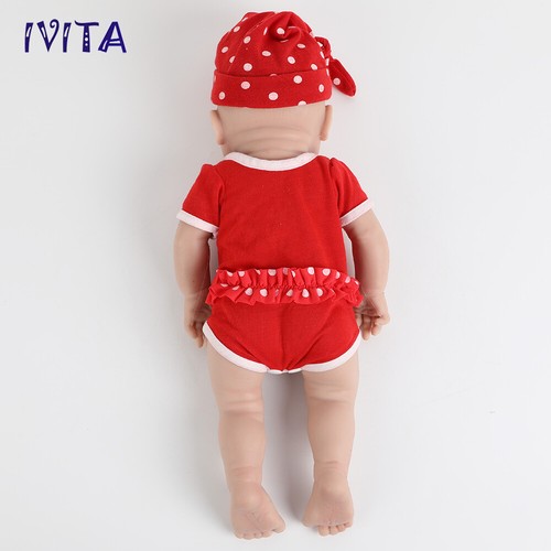 Handgemachte Puppen 41 cm Silikon Rebornpuppen Grün Augen Baby Mädchen Xmas Gift - Picture 4 of 12