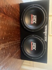 MTX TNP212D2 Terminator Dual 12 inch 400W RMS Subwoofer
