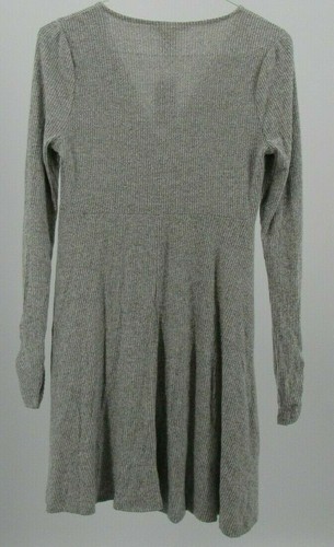 American Rag Heather Gray Long Sleeve Wrap Mini Dress Juniors Size XL - Picture 3 of 3