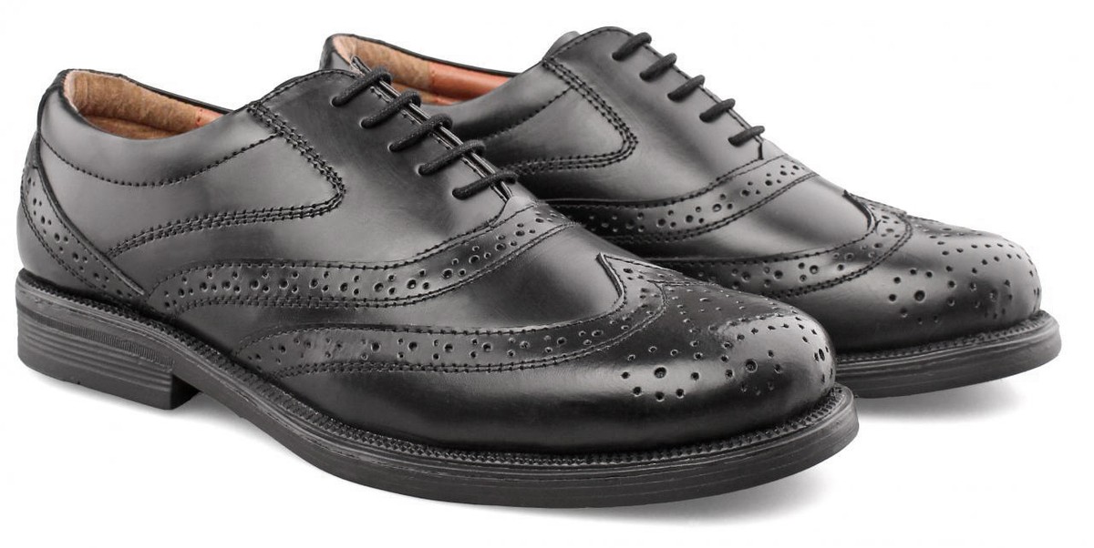 Wide fitting deals brogues mens
