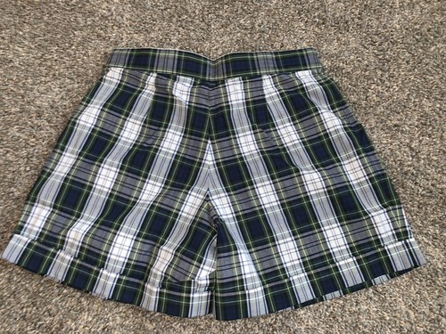 Parker Kids Unisex Plaid Shorts School Uniform Sz 6.5 - NWT - Picture 2 of 4
