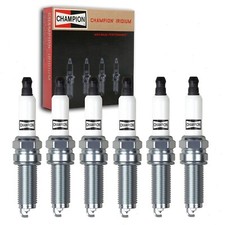 6 pc Champion Iridium Spark Plugs compatible with Jeep Grand Cherokee 3.6L V6...
