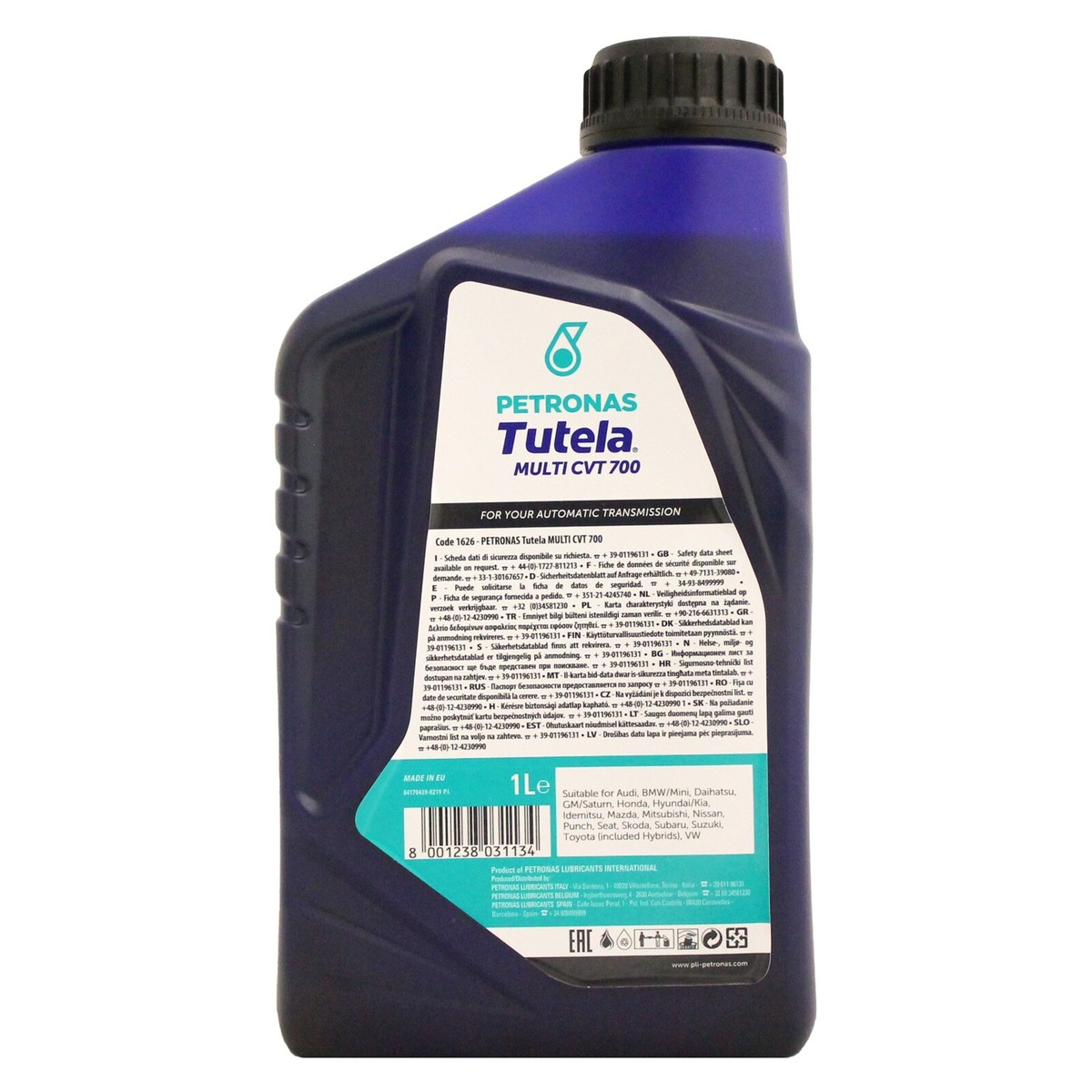 Petronas Tutela Multi CVT 700 Premium Fully Synthetic Transmission