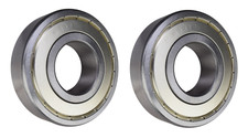 2 Pack 6307-ZZ, 6307-2Z, 307SS Shielded Radial Ball Bearing 35X80X21 SpinCo