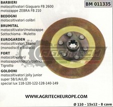 FRIZIONE MOTOCOLTIVATORE MOTOZAPPA BARBIERI BEDOGNI BRUMITAL GOLDONI FORT Ø110