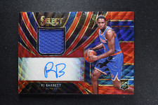 2019-20 Panini Select TMall Rookie Jersey Auto RJ Barrett Red Wave Prizm Card RC