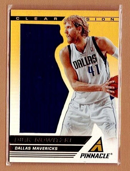 NBAカード Dirk Nowitzki 直書きサインカード Dirk Nowitzki Pinnacle Clear Vision 1st Quarter #58