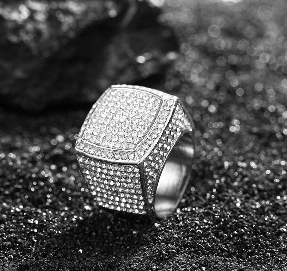 Luxury Bling Bling戒指 | Iced Out — 第 2/4 张图片