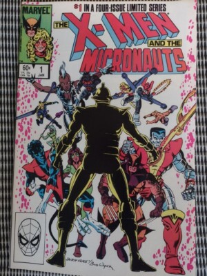 X-Men and the Micronauts #1,2,3,4 Complete set. (1988) New, unread.  Near Mint