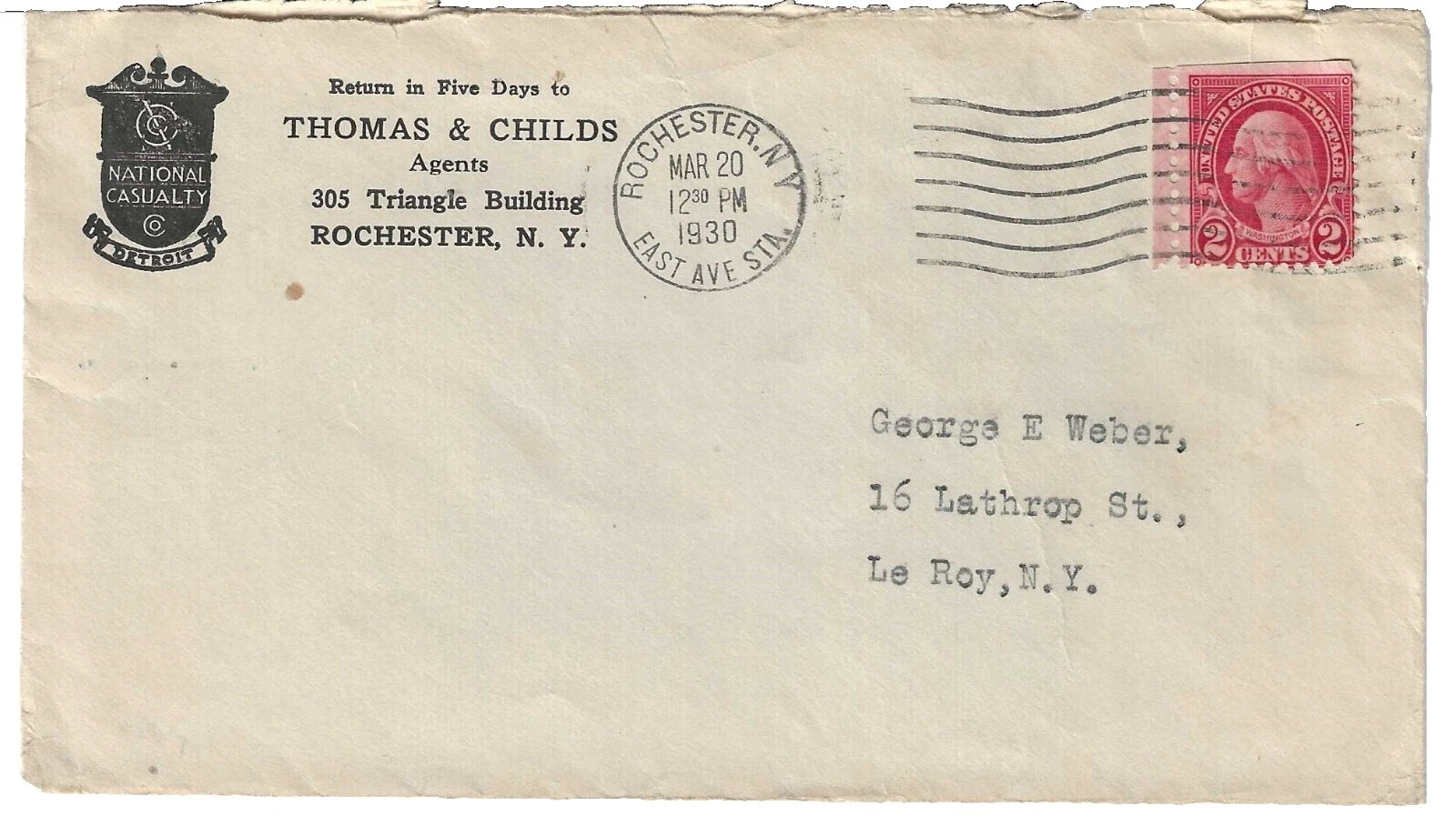 Slogan Cancel Used United States Stamps
