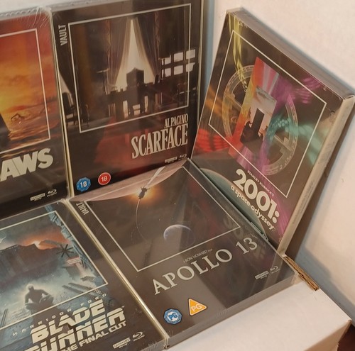 Blade Runner/Apollo 13/Goodfellas/Scarface/Shawshank/2001 Space/Jaws Steelbooks - Picture 5 of 12
