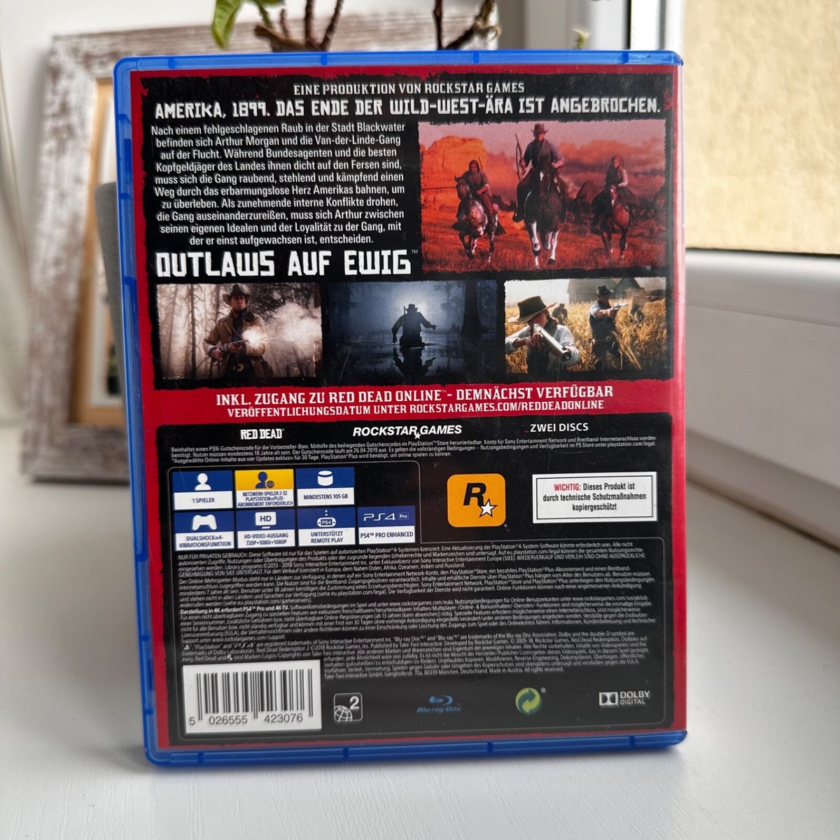 Red Dead Redemption II PS4 Tested No Map PAL German version