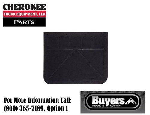 Buyers Products B2420LSP Heavy Duty Black Rubber Mudflaps 24x20 