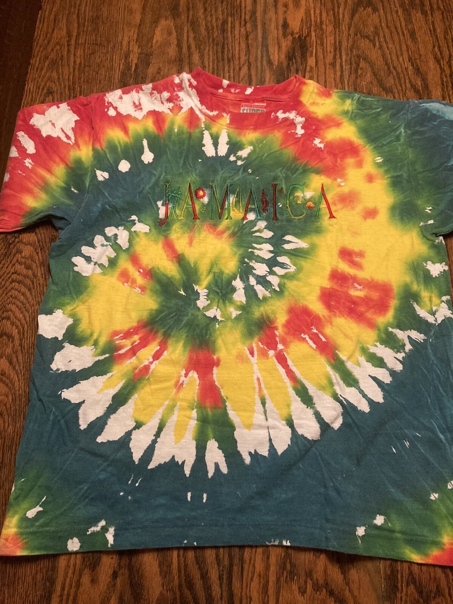 T-shirt Tie-dye (teinture Nouée) Jamaïque - Taille XL - Occasion Très Bon état
