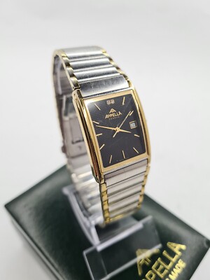 Vintage Swiss Made Watch APPELLA Geneve REF N 181 Date Qartz with