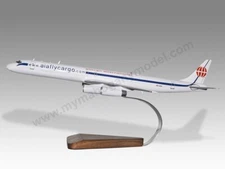 Douglas DC-8-62H African International Desk Wood Airplane New Model Small 1/150