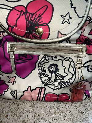 Coach Poppy Kyra Floral F19284 Backpack Shoulder Purse and Wristlet w/Hangtags Coach Kyra Floral Poppy F19284 Backpack Handbag Purse | eBay main image 3