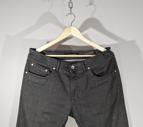 Pierre Cardin Lyon Voyage Men's Pants Jeanswear Dark Gray Luxury Brand - Picture 4 of 24