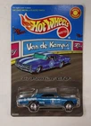 HOT WHEELS VAN DE KAMPS 67 PONTIAC GTO MARINA BLUE 1/64 DIE CAST CAR REDLINES