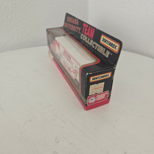 Matchbox Team Collection Indiana University Hoosers Go Big Red Semi Camion Vintage - Foto 5 di 5