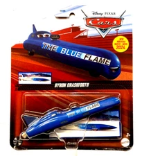 Disney Pixar Cars 1/64 Byron Crashforth The BLUE FLAME Rocket Car Custom Decals