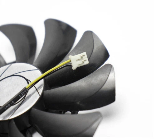 Cooling Fan For MSI GTX 1050 Ti 2G 4G Replacement GPU HA9010H12F-Z 85mm 2 pin - Image 2 of 4